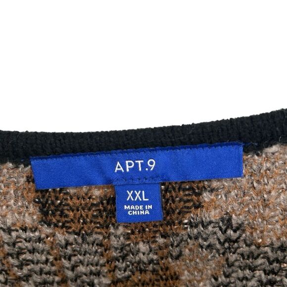 Apt. 9 leopard print coatigan open cardigan sweater size xxl - Picture 7 of 8